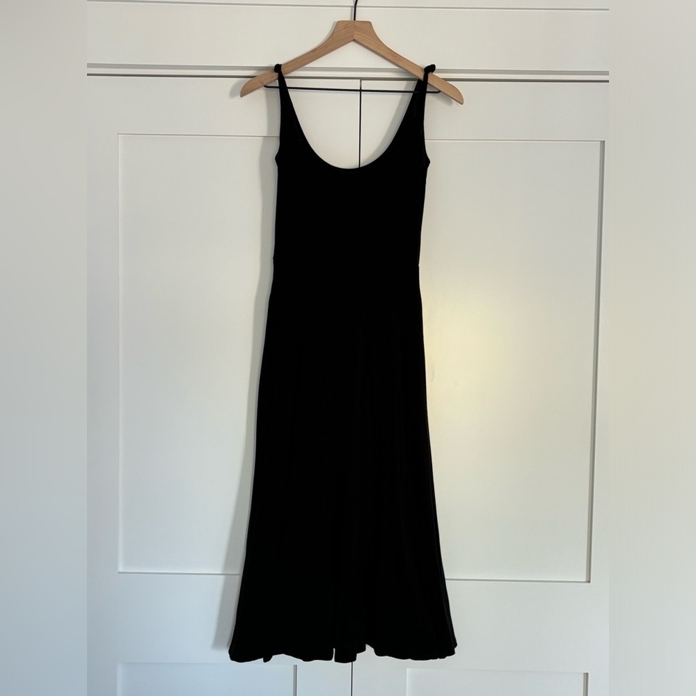 Reformation Mary Midi Dress, Black, Medium - Picture 6 of 15
